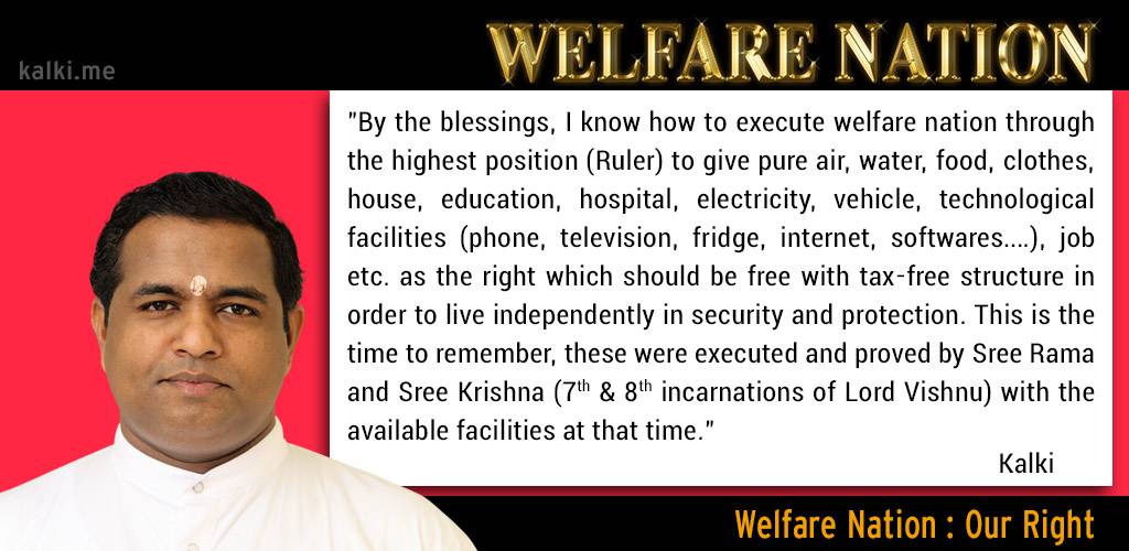 Kalki says welfare nation is our right